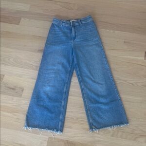 MANGO Catherines Light Blue Flare Jeans